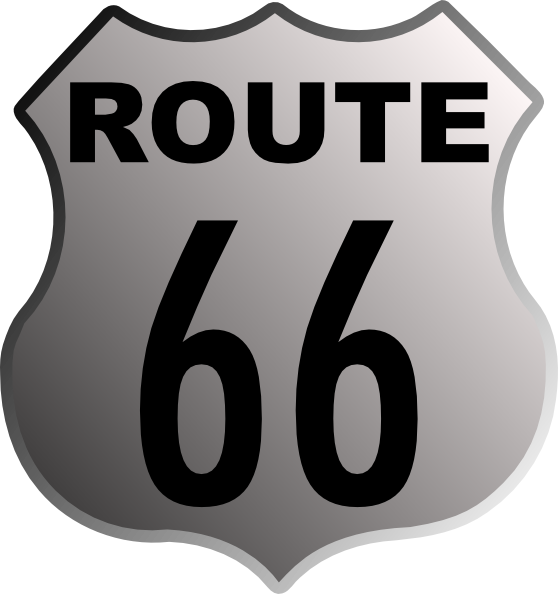 558x594 Route 66 Clip Art Free Vector 4vector