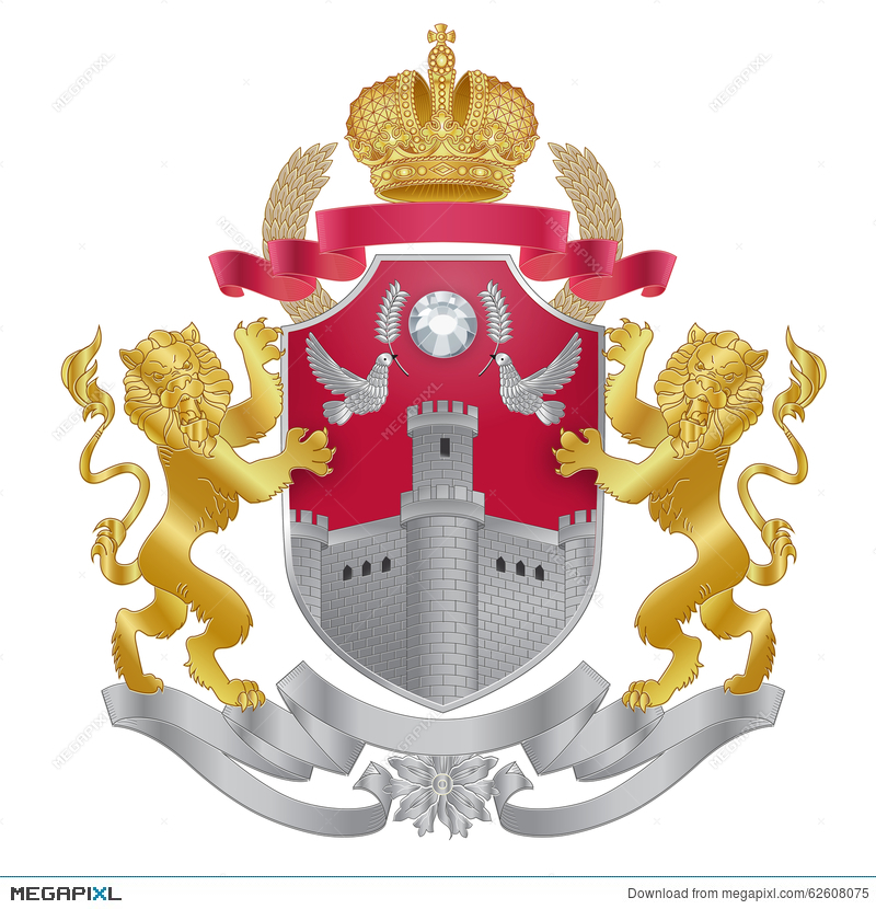 800x830 Vector Heraldic Royal Crests Coat Of Arms. Illustration 62608075