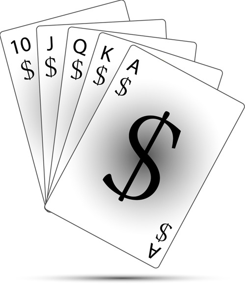 499x583 Royal Straight Flush Playing Cards Vector 07 Free Vectors Ui