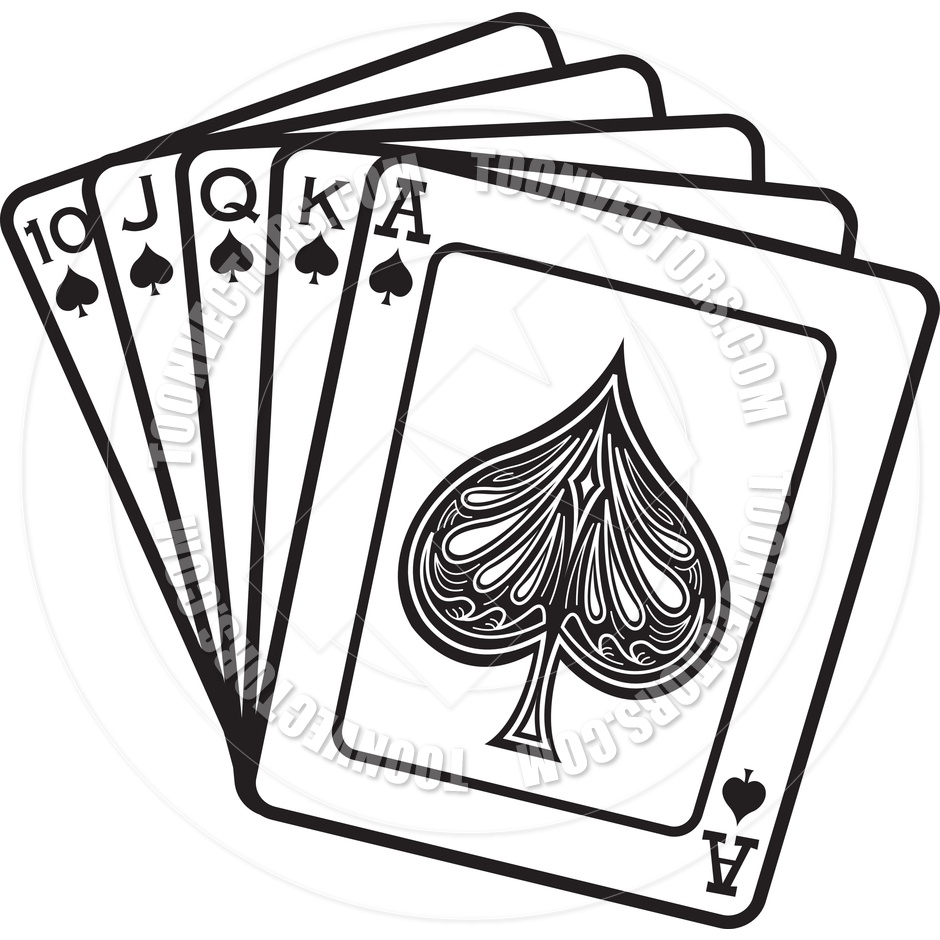 Royal Flush Vector at GetDrawings | Free download