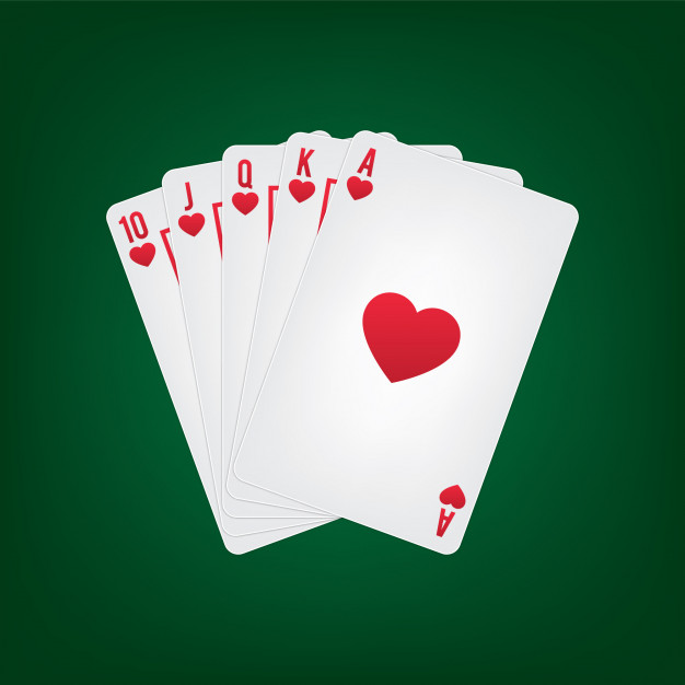 626x626 Playing Cards Hearts Royal Flush