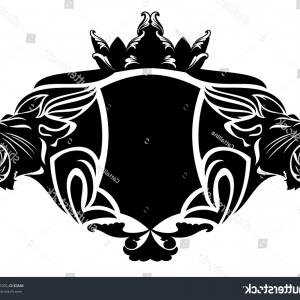 300x300 Royal Lion Crown Black White Vector Lazttweet
