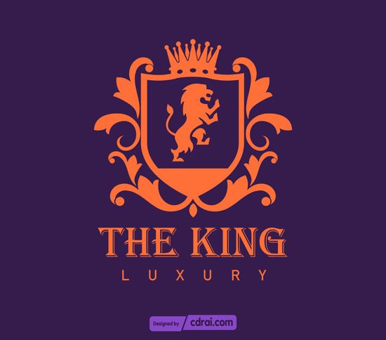 550x484 Royal Lion Logo Vector Free Download