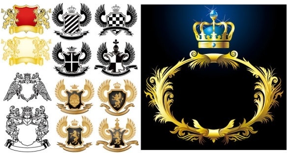 585x312 Royal Lion Emblem Free Vector Download (6,839 Free Vector) For