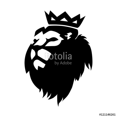 500x500 Royal Lion With Crown Stock Image And Royalty Free Vector Files