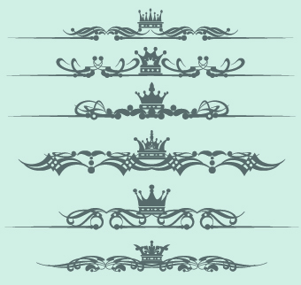 340x322 Royal Crown Decor Vector 05 Free Download