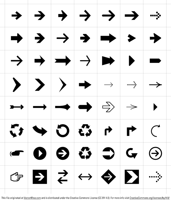 580x685 Free 56 Free Arrow Symbols Amp Icons Psd Files, Vectors Amp Graphics