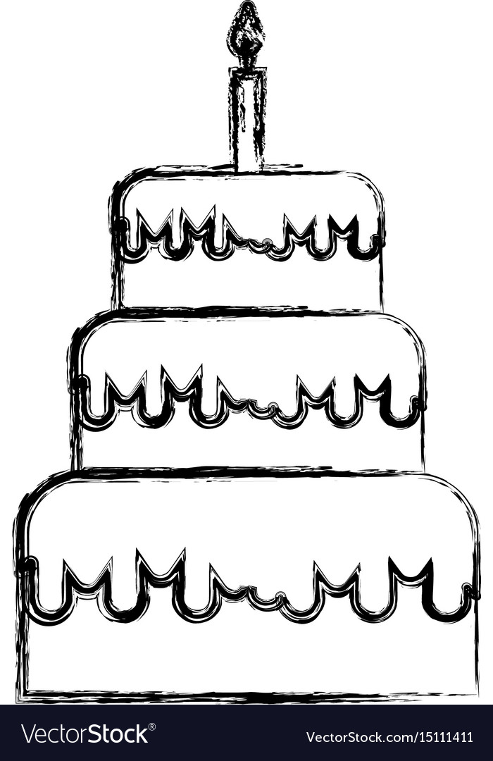 700x1080 Birthday Cake Sketch Sketch Draw Birthday Cake Cartoon Royalty