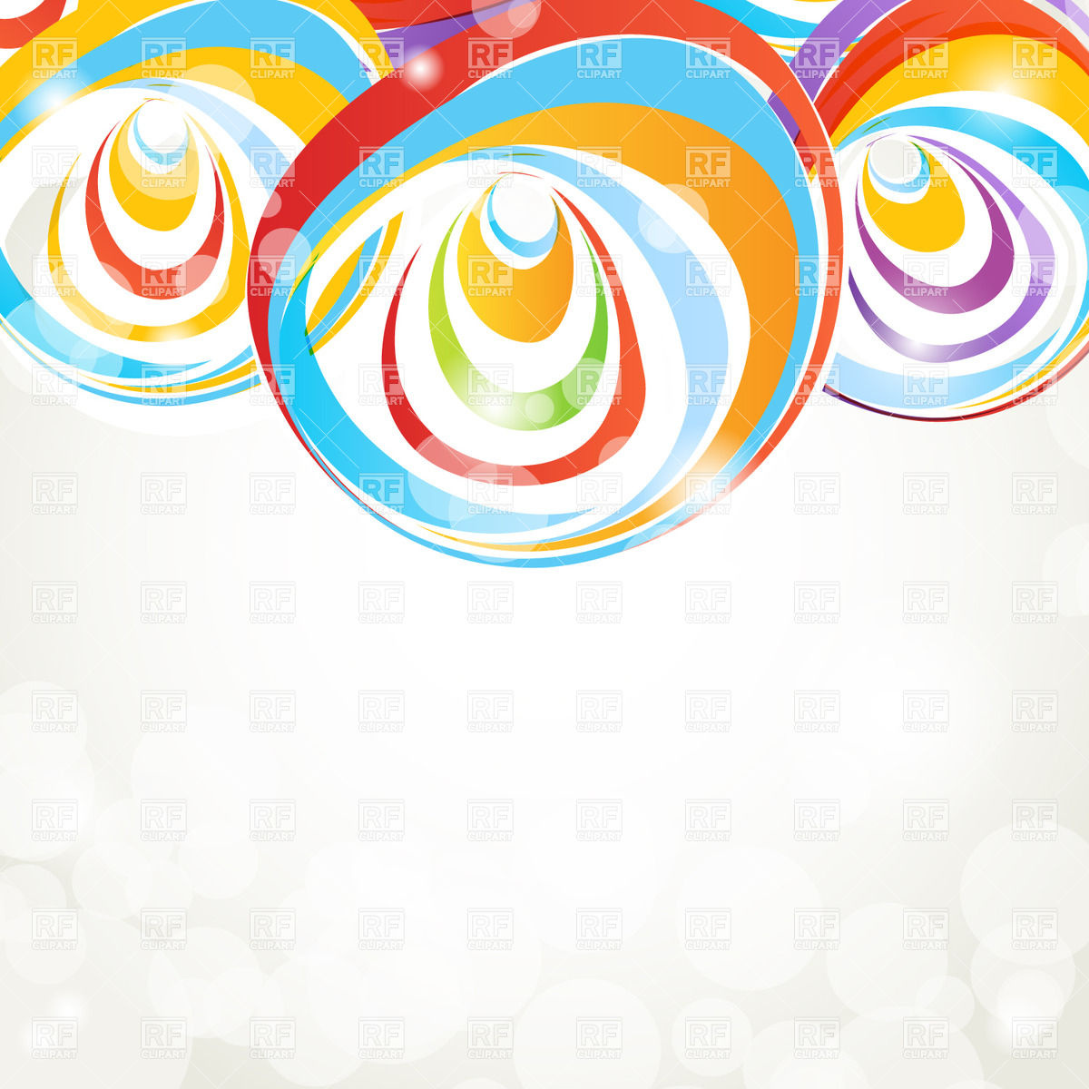 1200x1200 Background With Abstract Colour Shapes Vector Image Vector