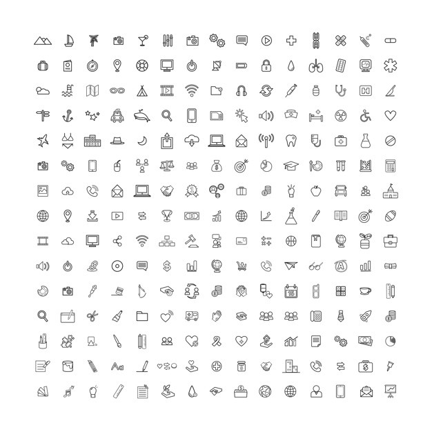 626x626 Icons Vectors, +196,600 Free Files In .ai, .eps Format