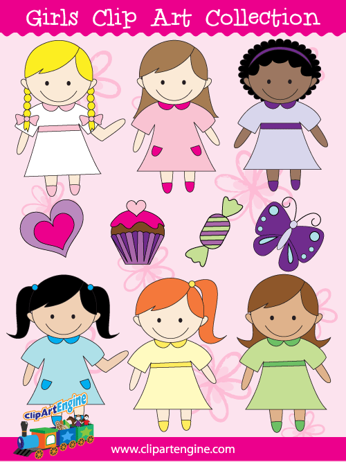 500x667 Girls Clip Art Collection For Personal And Commercial Use