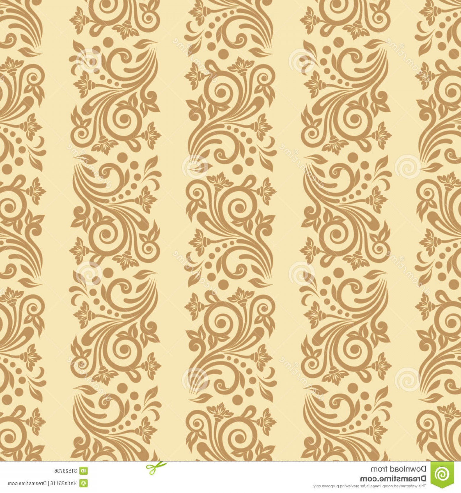 1560x1668 Royalty Free Stock Image Vector Vintage Floral Seamless Pattern