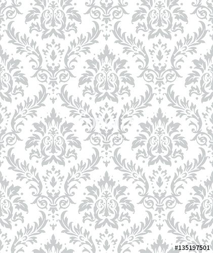 421x500 Damask Pattern Background Stock Image And Royalty Free Vector