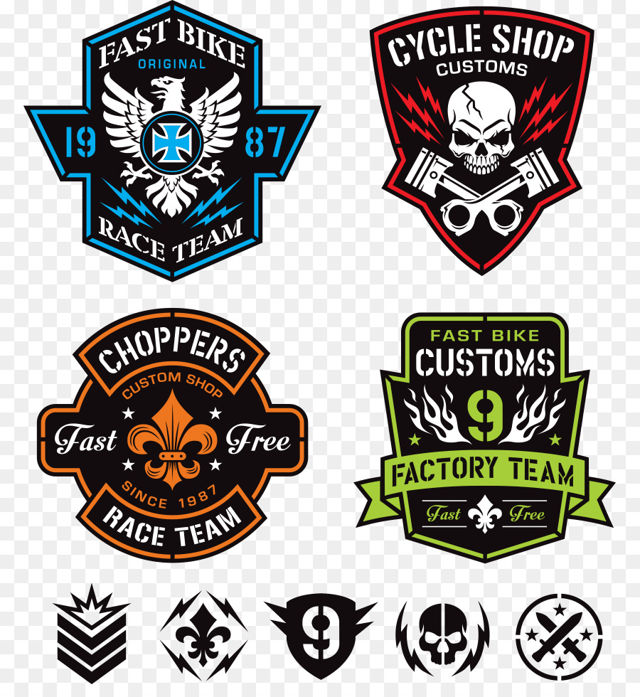 900x980 Logo Motorcycle Illustration