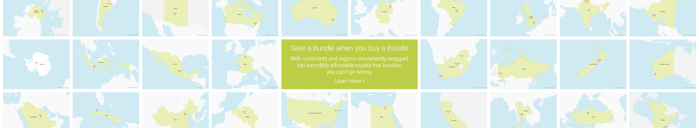 2310x425 Free Vector Maps Royalty Free Vector Maps