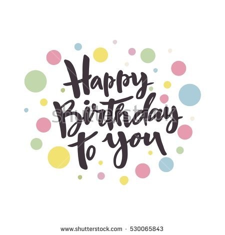 450x470 Happy Birthday Card Design Stock Vector Royalty Free 530065843