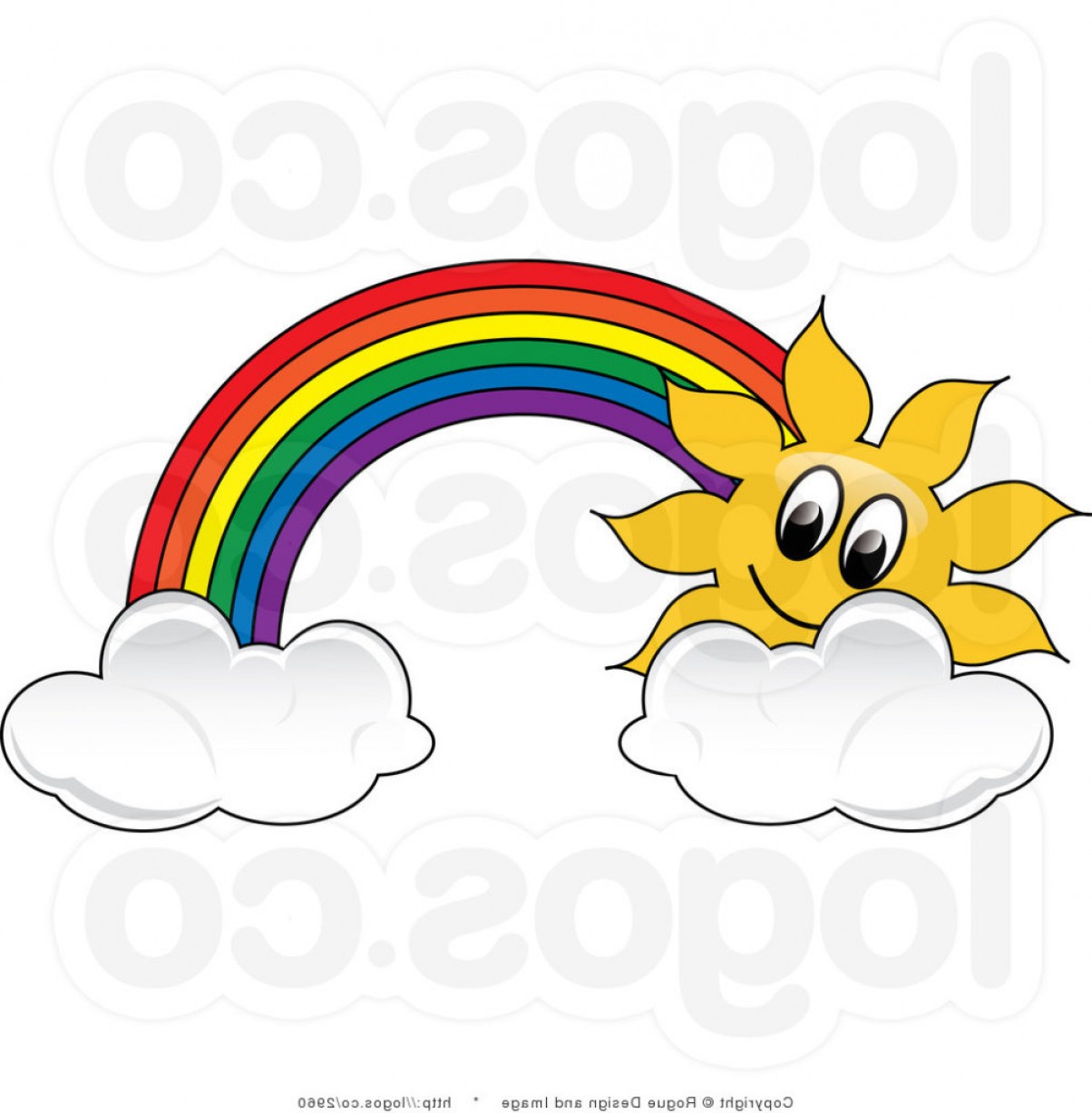 1204x1228 Rainbow Unicorn Vector Shopatcloth