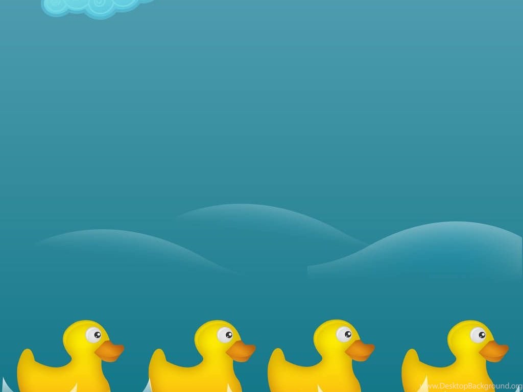 1024x768 Free Duck Vectors Desktop Background