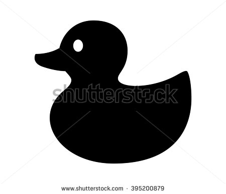 450x388 Rubber Duck Outline Group With Items