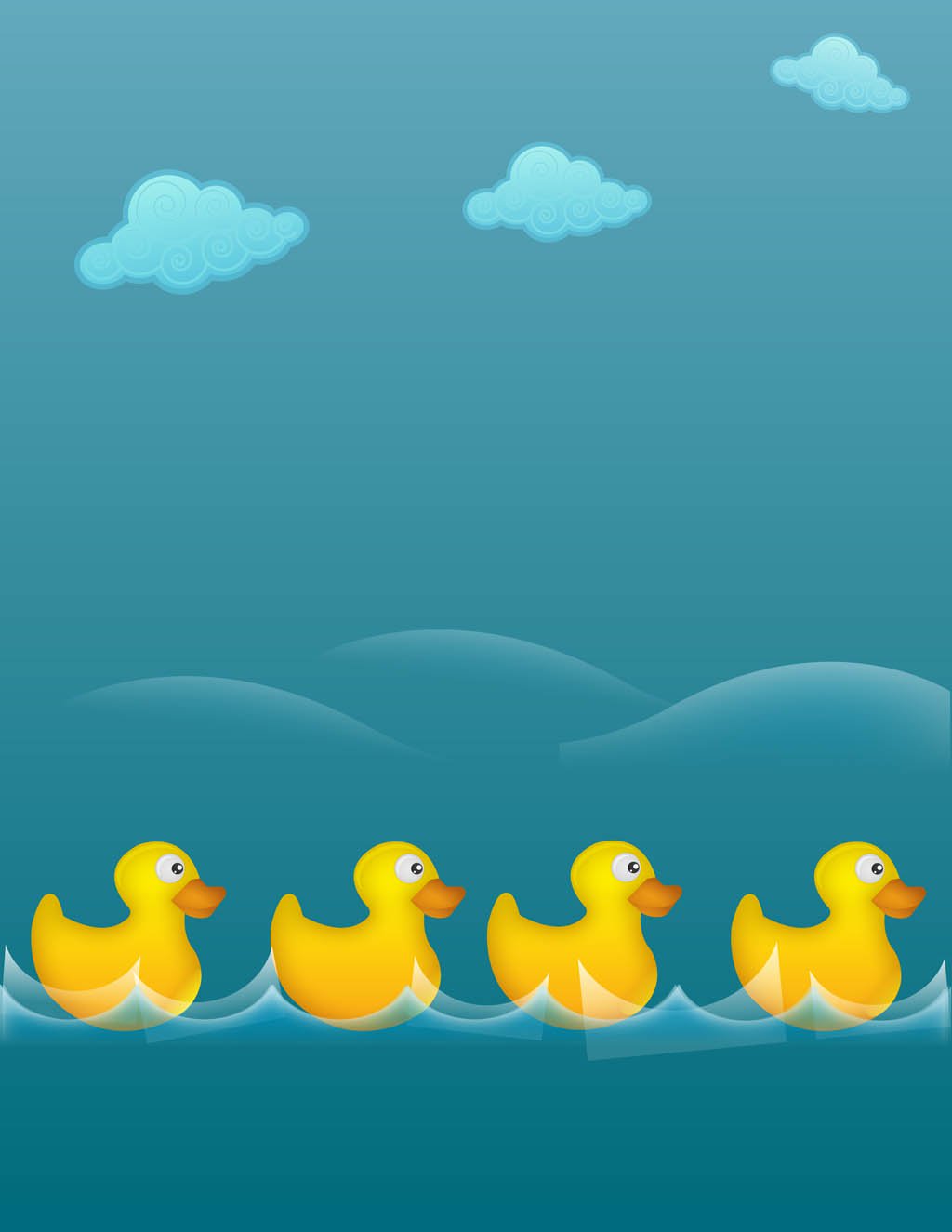 1024x1325 Rubber Ducks Illustration Vector Art Amp Graphics