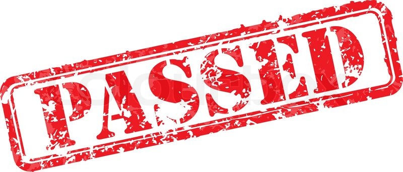 800x342 Passed Rubber Stamp Stock Vector Colourbox