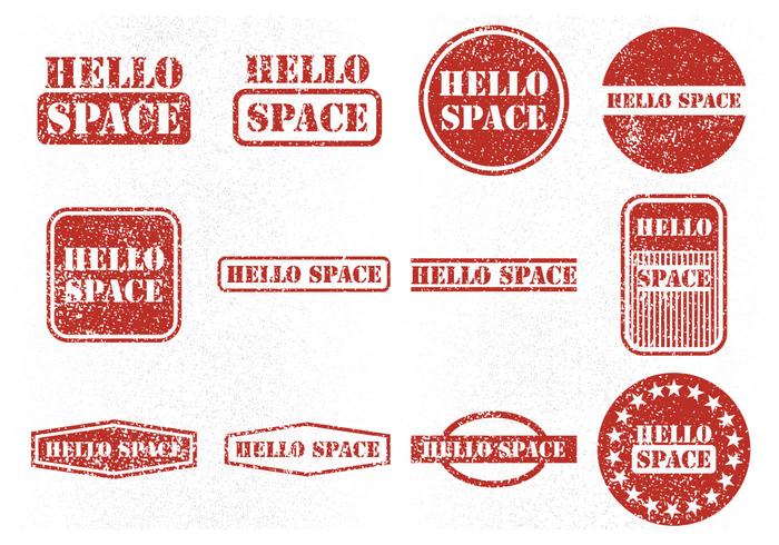 700x490 Rubber Stamp Vector Icons