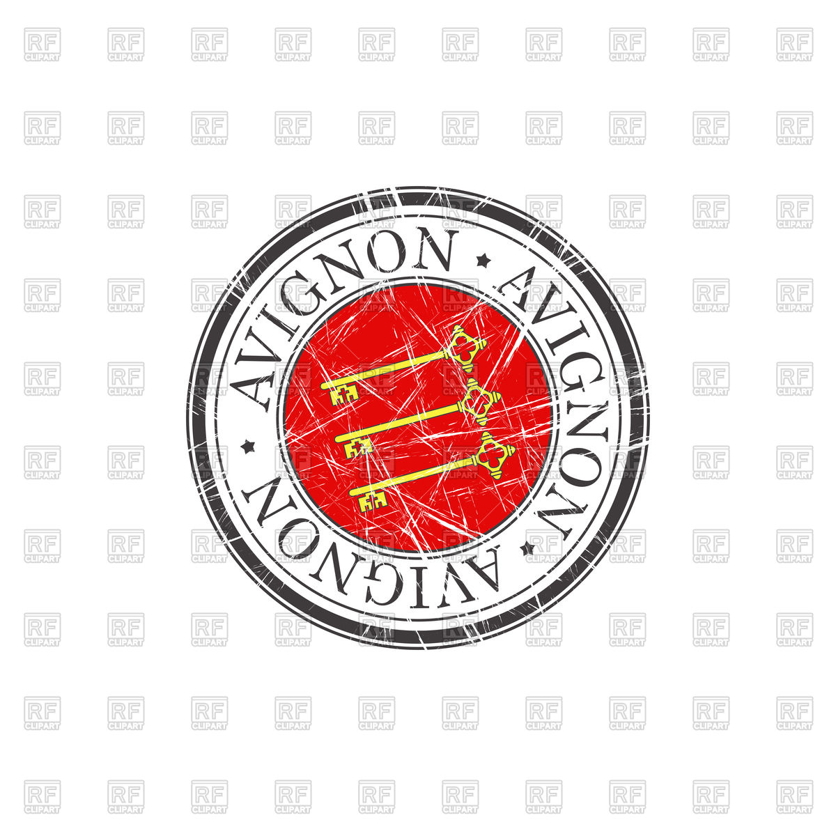 1200x1200 Avignon City Grunge Rubber Stamp Vector Image Vector Artwork Of