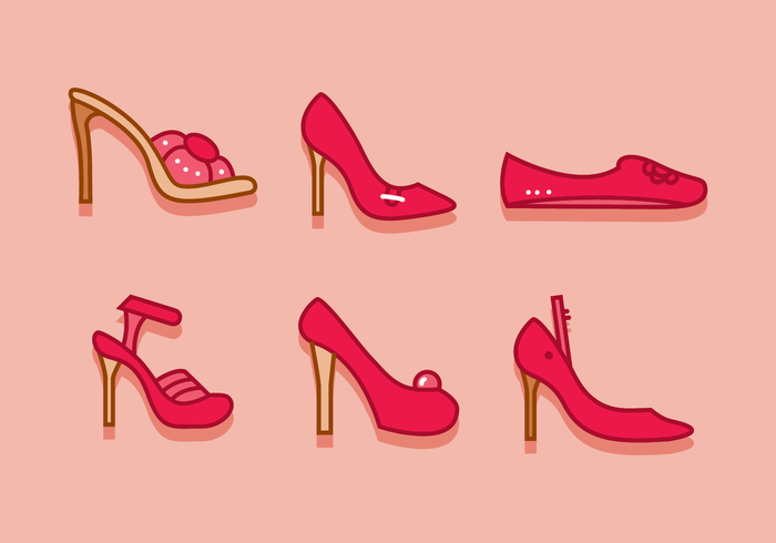 700x490 Ruby Slippers Woman Shoes Vector