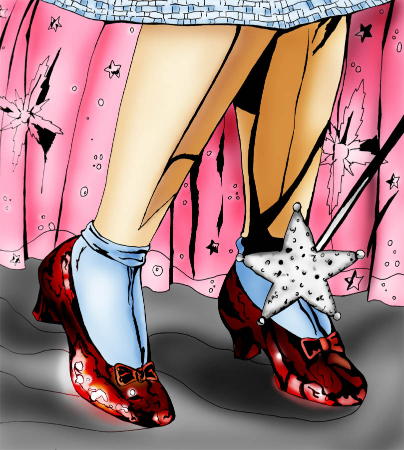 809x900 Ruby Slippers By Xpiratequeenx