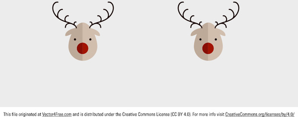 600x237 Rudolph Vector Free Vector In Adobe Illustrator Ai ( .ai ) Vector