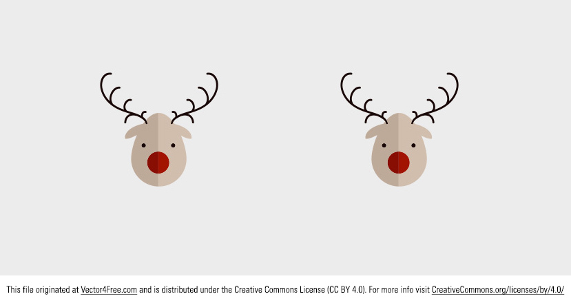 829x440 Free Rudolph Vector
