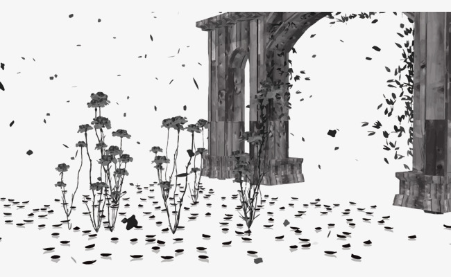 650x400 Vector Ruins, Ruins, Flower, Hand Png And Vector For Free Download