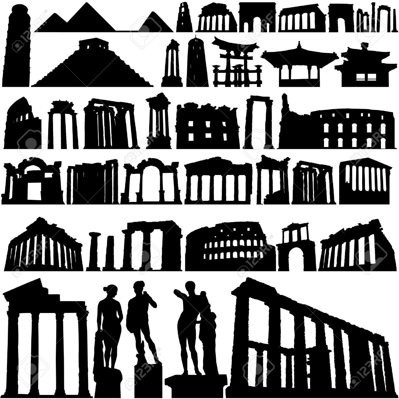 1300x1300 Columns Clipart Ruins 3180807
