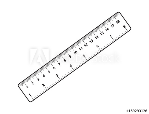 500x383 Ruler Vector Icon