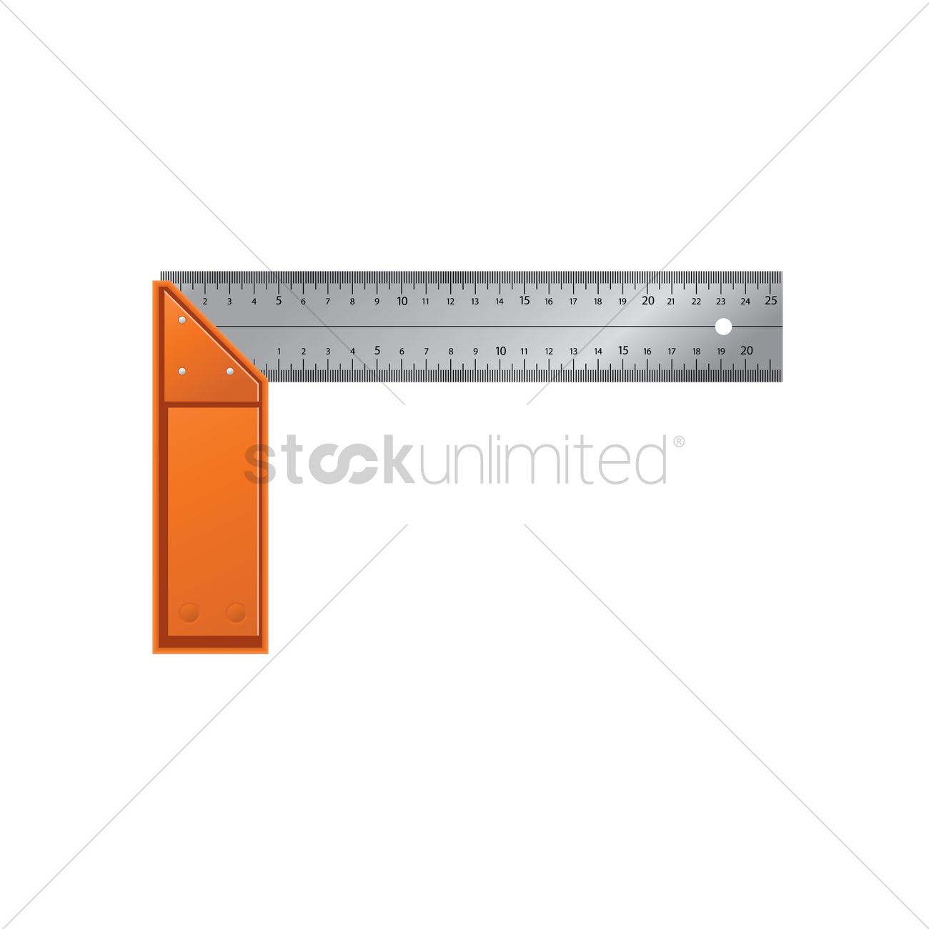 1300x1300 Triangle Square Ruler Vector Image