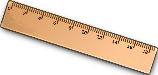 600x287 Ruler Clip Art Free Vector 4vector