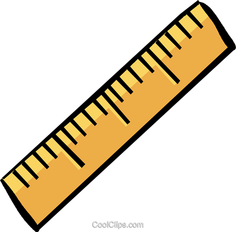 480x472 Ruler Royalty Free Vector Clip Art Illustration Vc019087