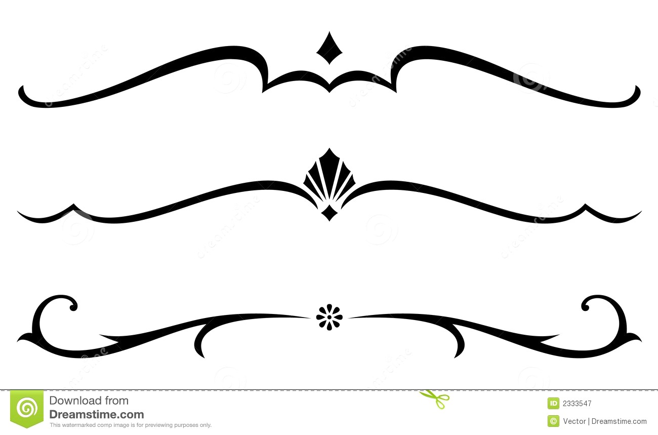 1300x859 Decorative Line Clipart Vector Rules 2333547 15