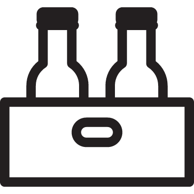 400x400 Two Rum Bottles In A Box Free Vectors, Logos, Icons And Photos
