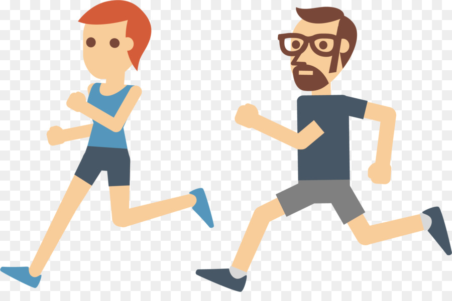 900x600 Physical Exercise Running Euclidean Vector Icon