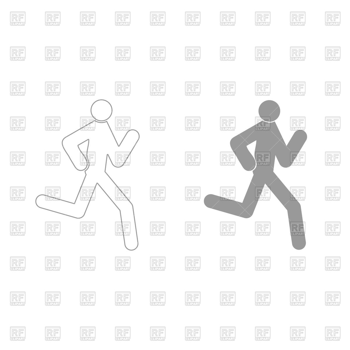 1200x1200 Running Man Icon Vector Image Vector Artwork Of Icons And
