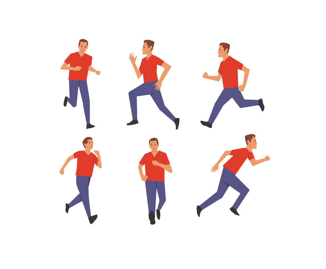 Running Man Vector at GetDrawings | Free download