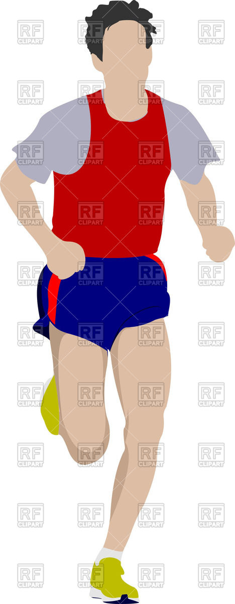 468x1200 Symbolic Running Man Vector Image Vector Artwork Of Sport And