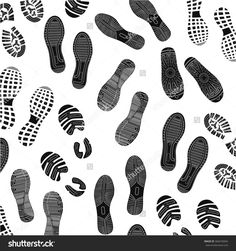 236x251 Shoe Prints Vector Free Vector Graphic Resources