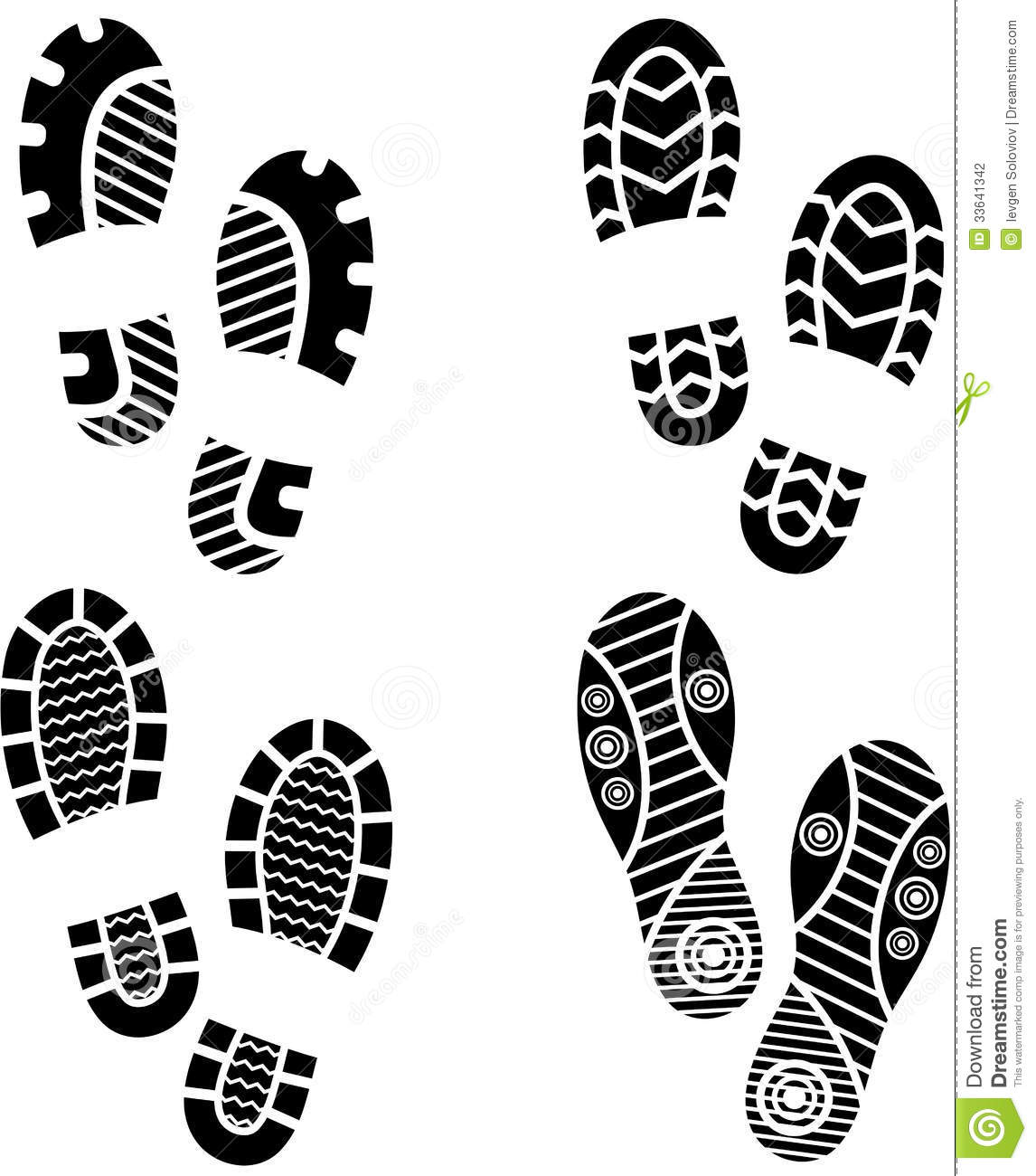 Running Shoe Print Vector at GetDrawings | Free download