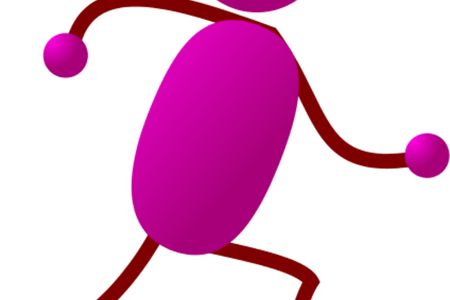 450x300 Vector Running Stickman ~ Frames ~ Illustrations ~ Hd Images