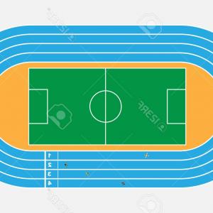 300x300 Photostock Vector Top View Of Soccer Or Football Stadium With