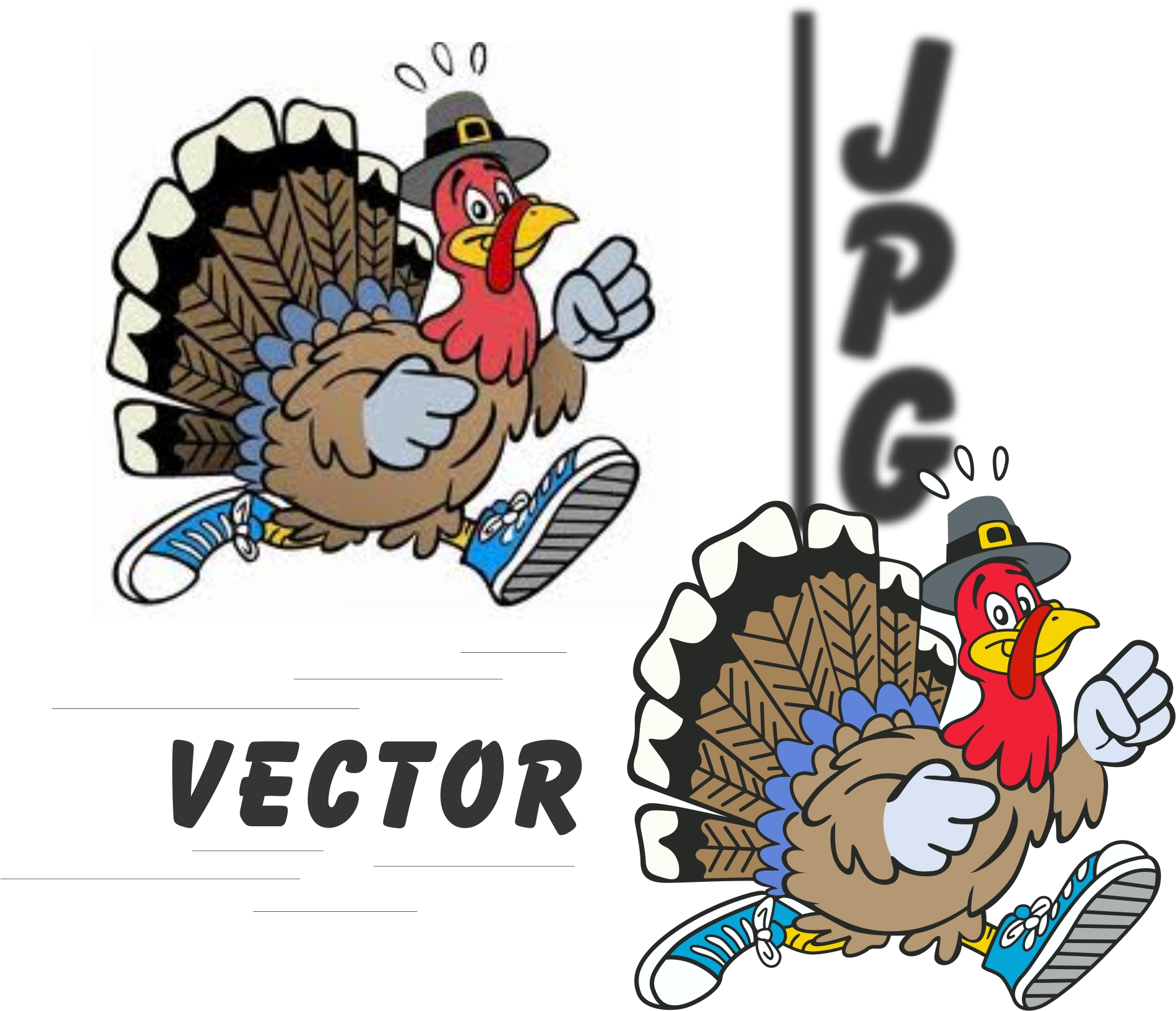 1884x1620 Running Turkey Vector 38461 Movieweb