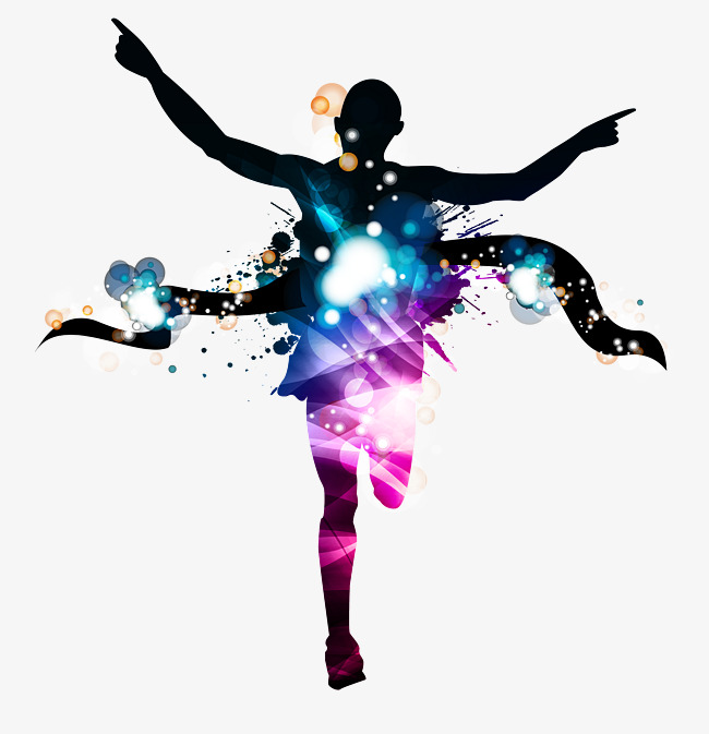 650x673 Free Running Silhouette Vector Pattern Pull, Running Vector