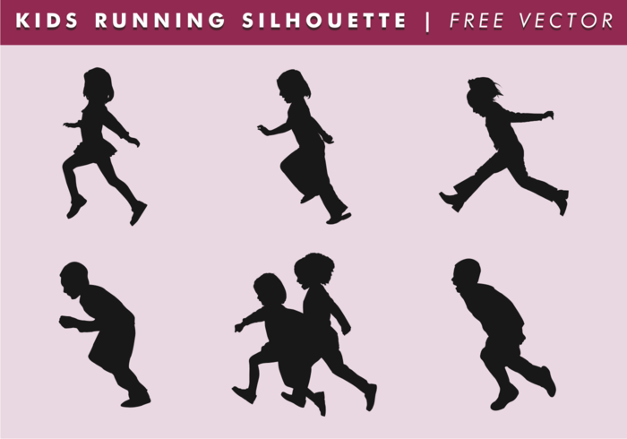 700x490 Runner Silhouette Vector Free Download Kids Free Vector Art Free